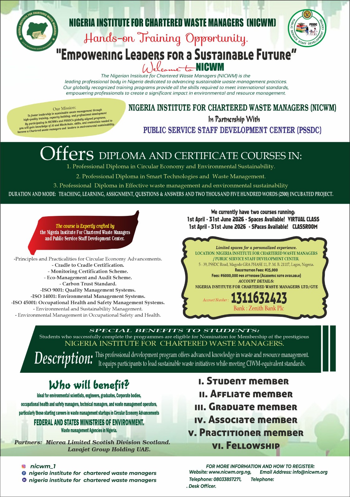 NICWM Event Flyer